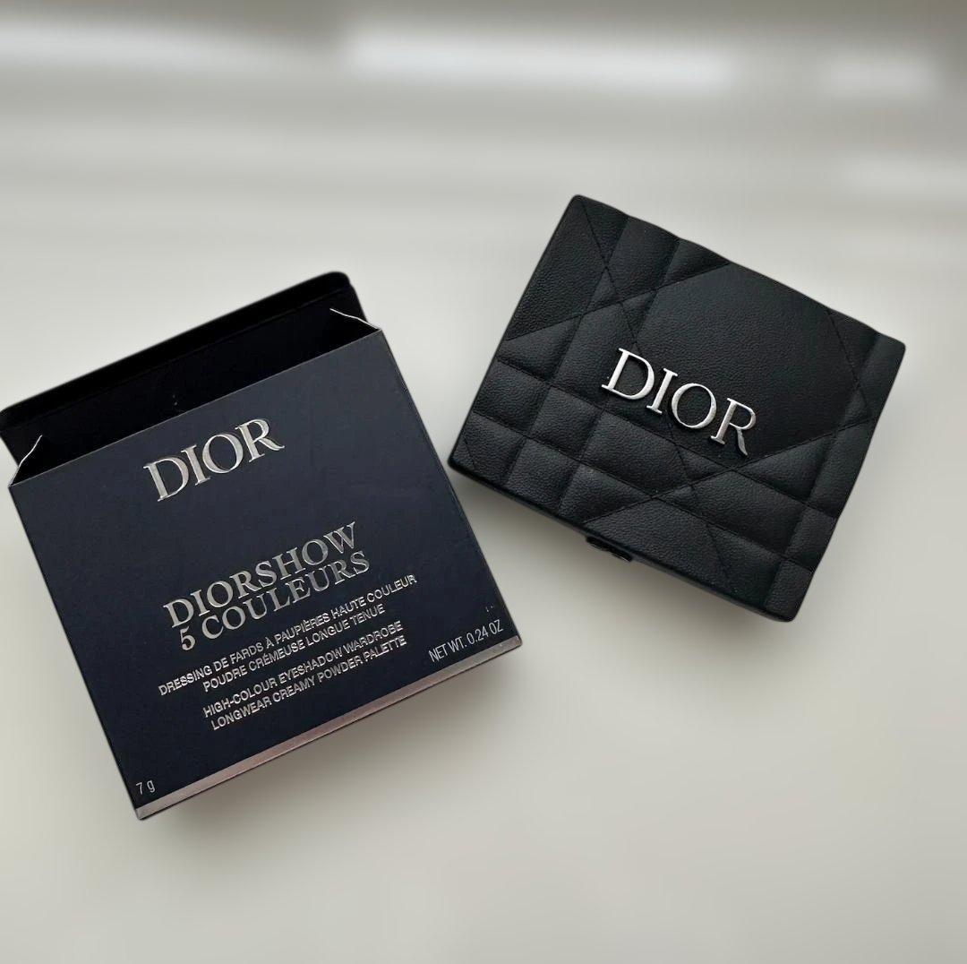 5色アイシャドウパレット ピンク ブラウン系 Dior ラメ マット