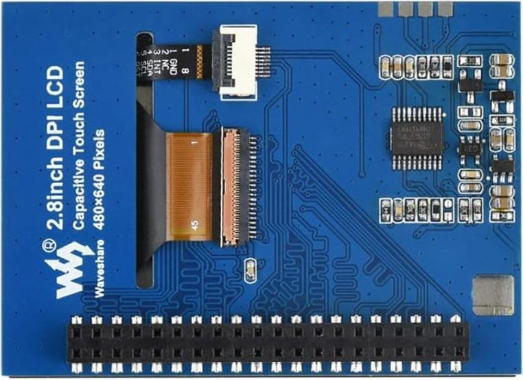 RaspberryPi用 2.8 インチ静電容量式タッチパネルLCD　2個セット