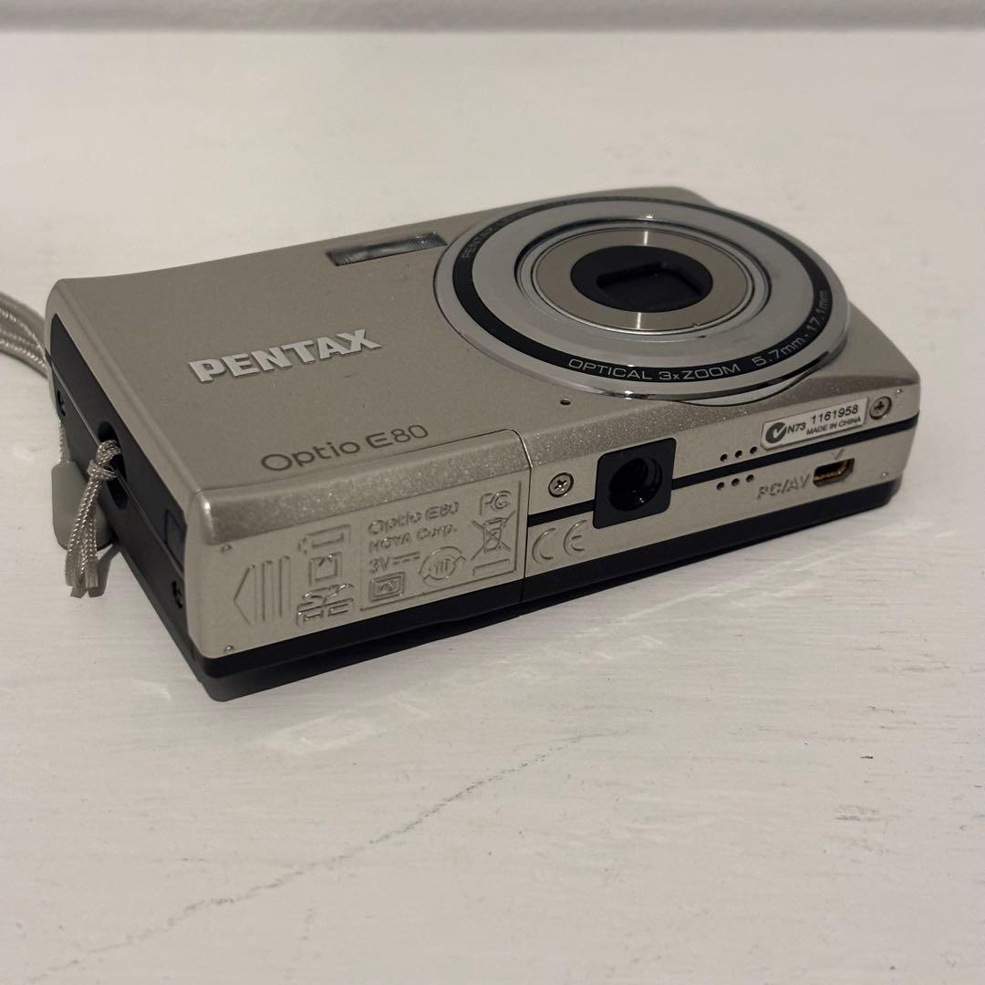 美品 PENTAX Optio E80 ペンタックス オプティオ デジカメ