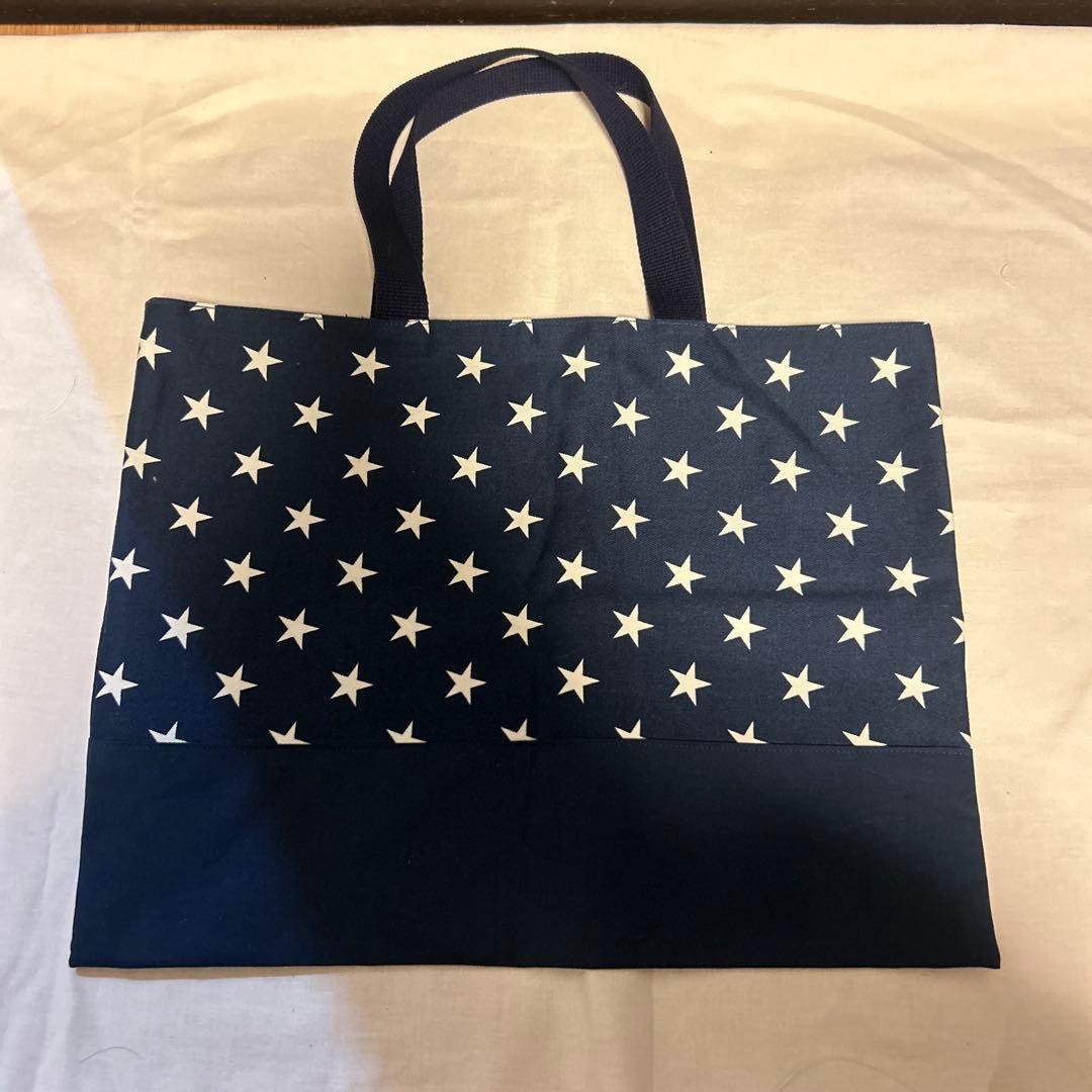 星柄　入園グッズ　5点セット　ネイビー