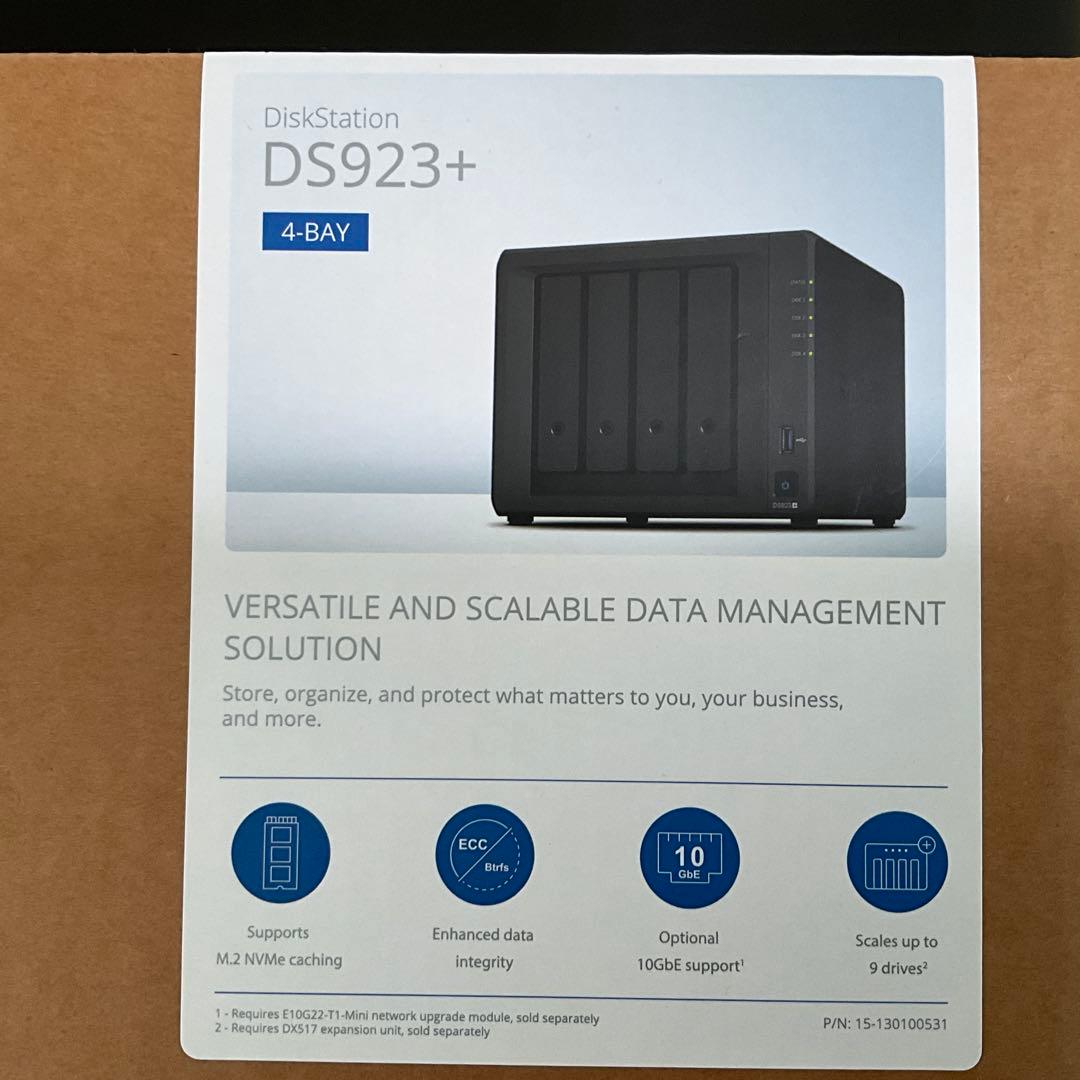 【新品】Synology DiskStation DS923+ 4-BAY