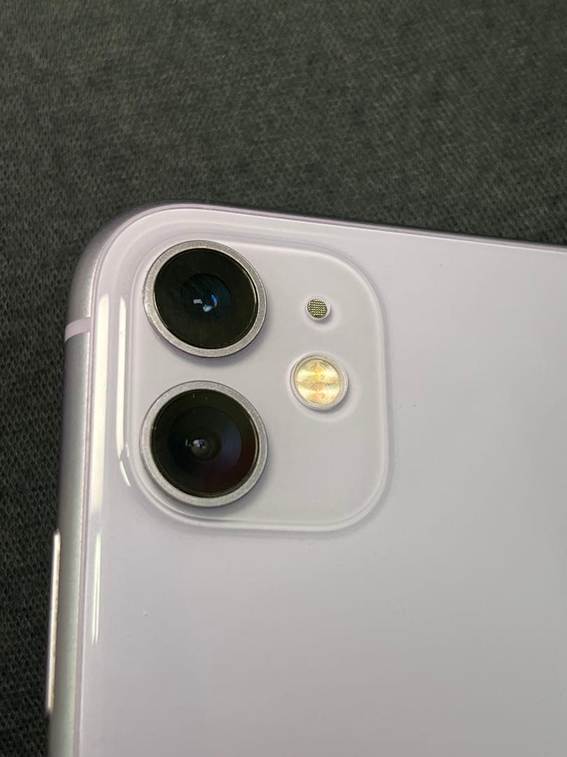 iPhone11 purple 本体　スマホ