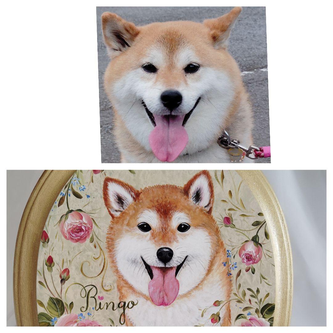 柴犬 Ringo 手描きアート