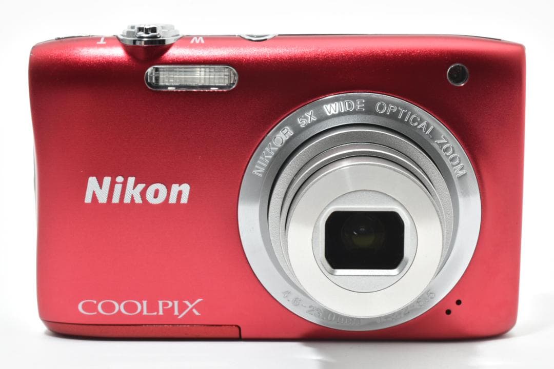 美品 ニコン COOLPIX S2900 コンパクトデジタルカメラ レッド