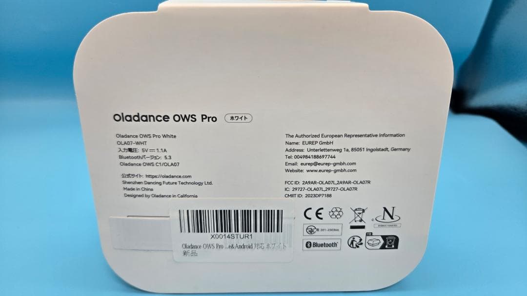 使用のみ★Oladance OWS Pro オープンイヤー イヤホン /ホワイト
