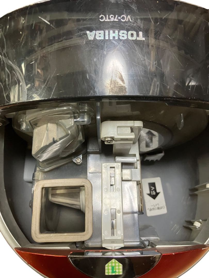 シナモン　TOSHIBA 東芝　サイクロン掃除機　VC-75TC (R)