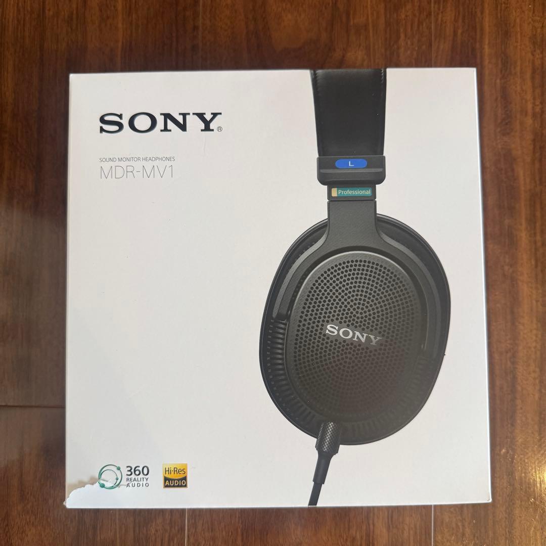 【試聴のみ】SONY MDR-MV1 有線ヘッドホン 背面開放型 ブラック