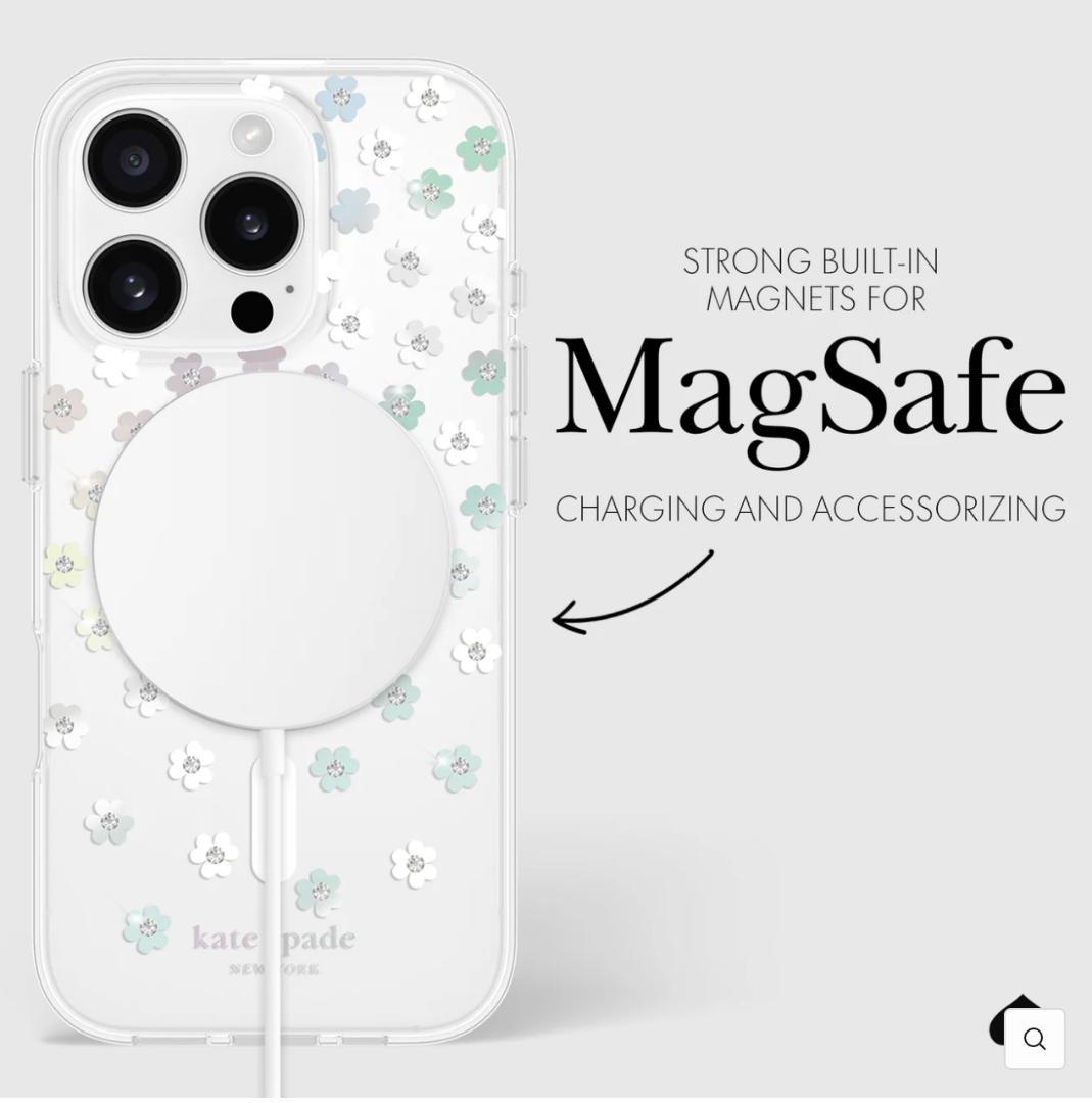 ケイトスペード iPhone16Pro Scattered Flowersケース