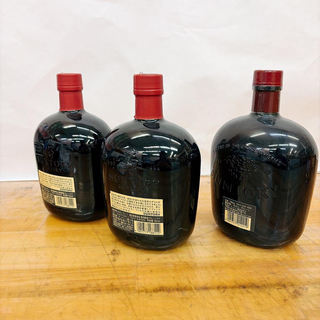 サントリー オールドウイスキー 3本セット 750ml＆700ml ダルマ