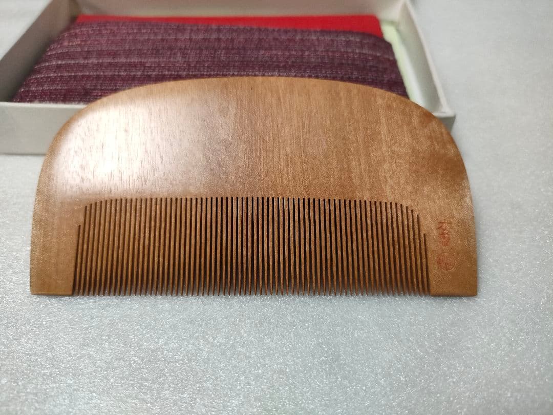【未使用】お六櫛　青柳和邦　ミネバリ 10cm