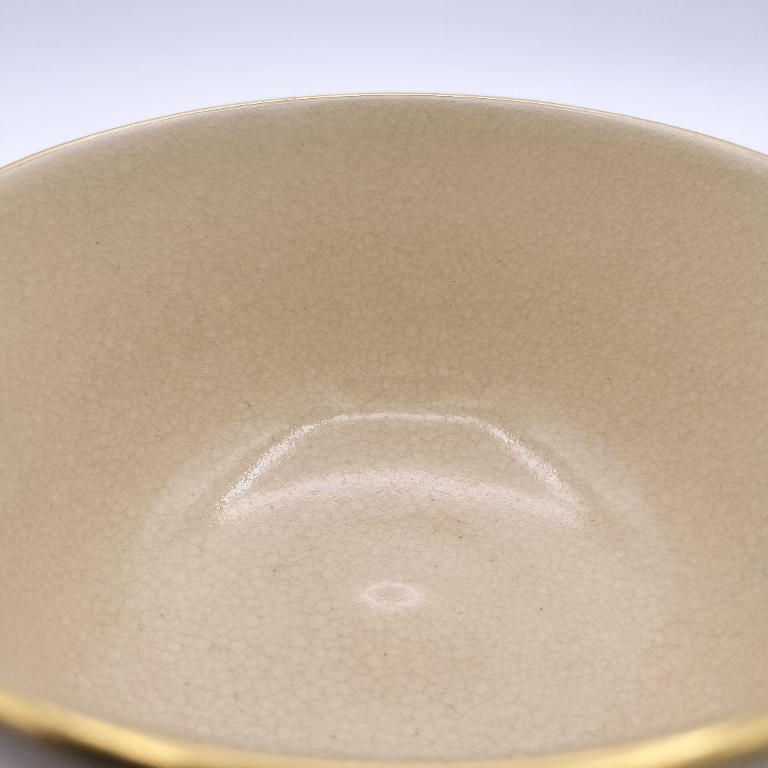 a377　茶碗　「通次　阿山」　仁清　色絵　胡蝶　茶道具　茶道　古物