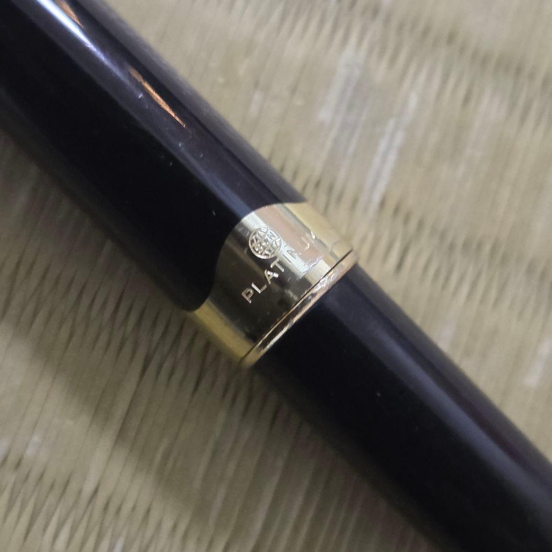 PLATINUM プラチナ 万年筆 22K 細字 ブラック ビンテージ