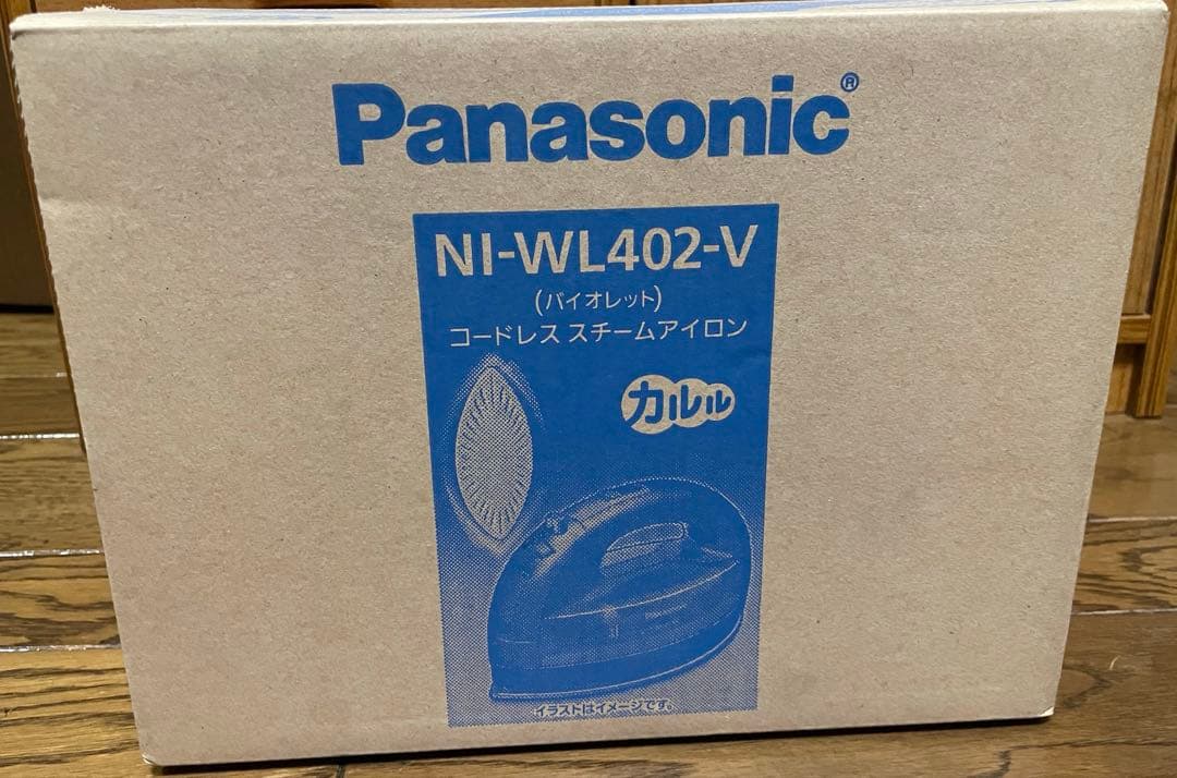 Panasonic コードレススチームアイロン NI-WL402-V