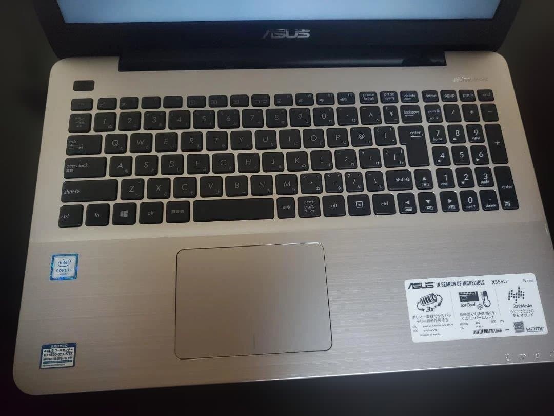 ASUS ノートPC スリム ブラック