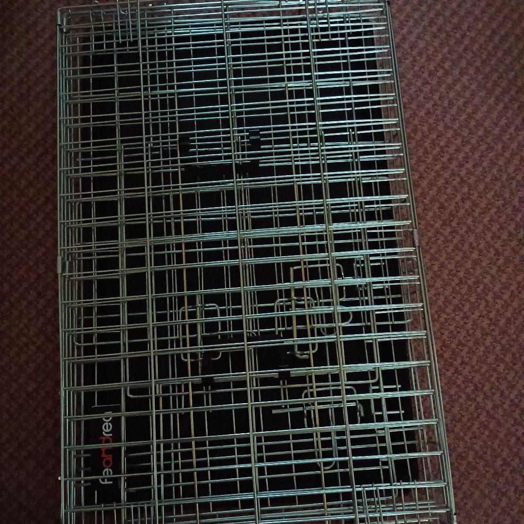 折りたたみ ペットケージ 77.5×48.5×55.5cm