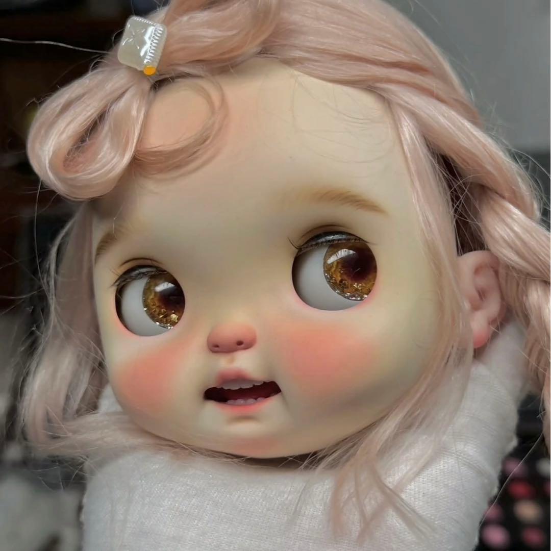 カスタムブライス かわいい 海外作家様 笑顔 幼い 雪猫ちゃん フルセット