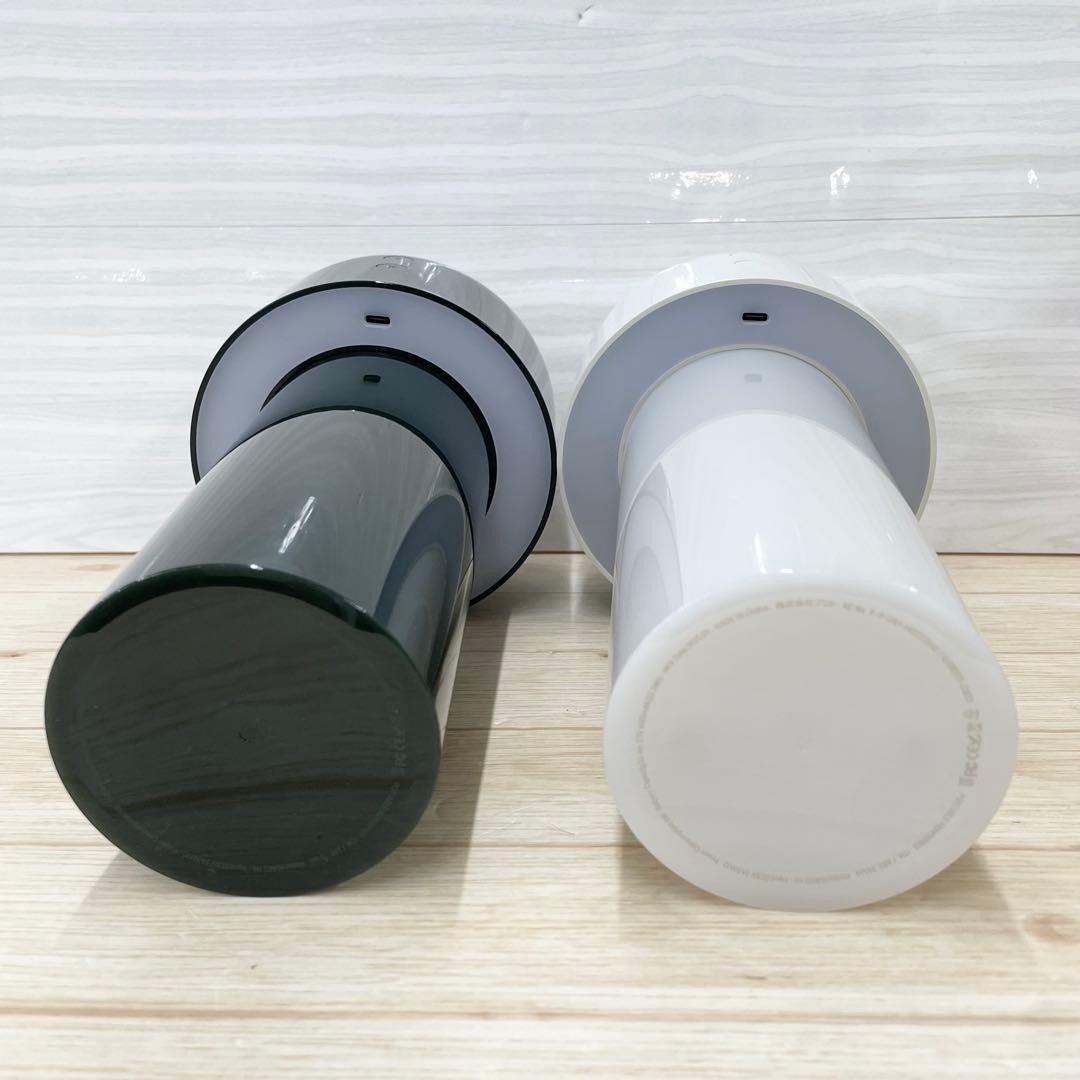 LUMENA コードレスデスク加湿器 2個入り ホワイト グリーン