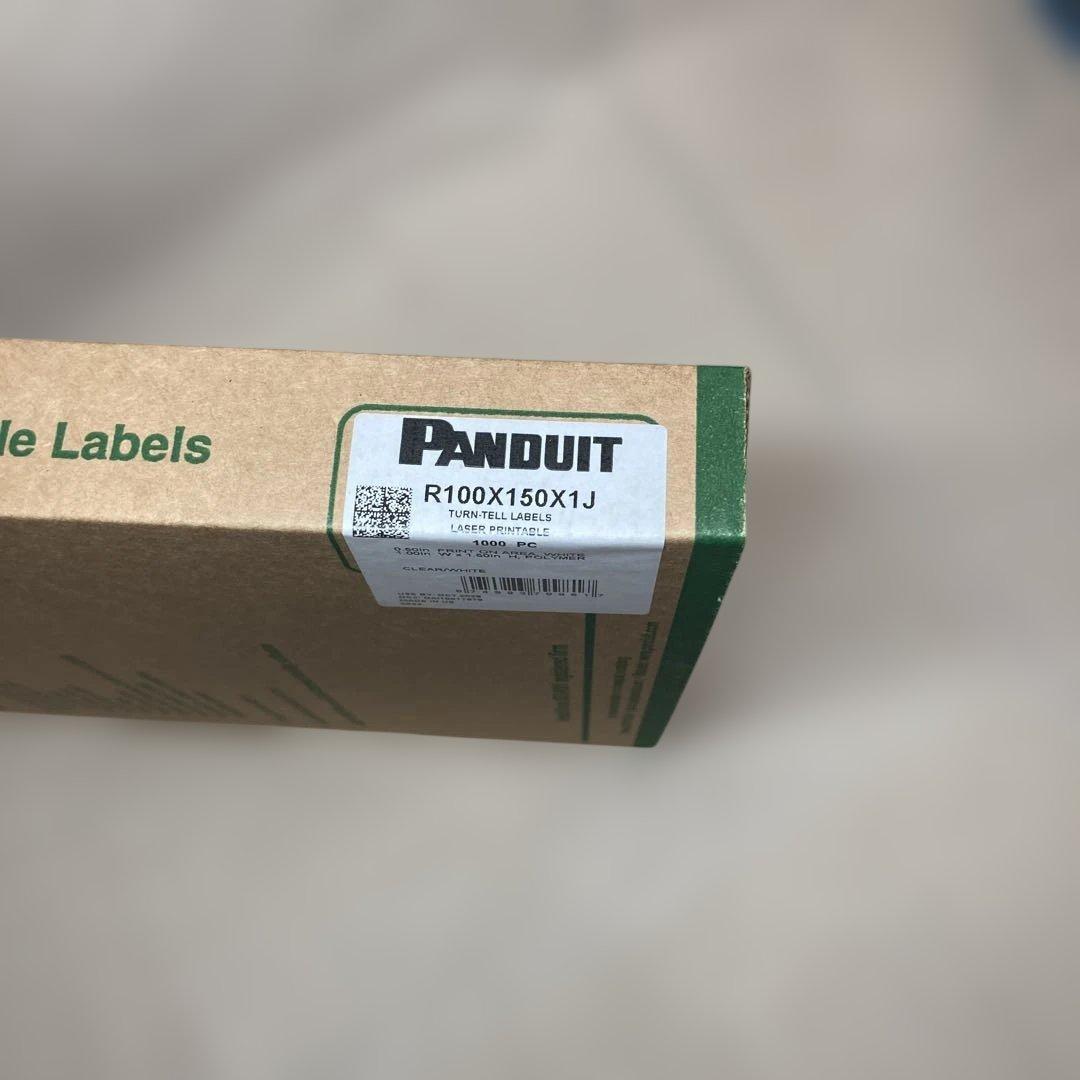 PANDUIT　 R100X150X1J　回転ラベル（A）