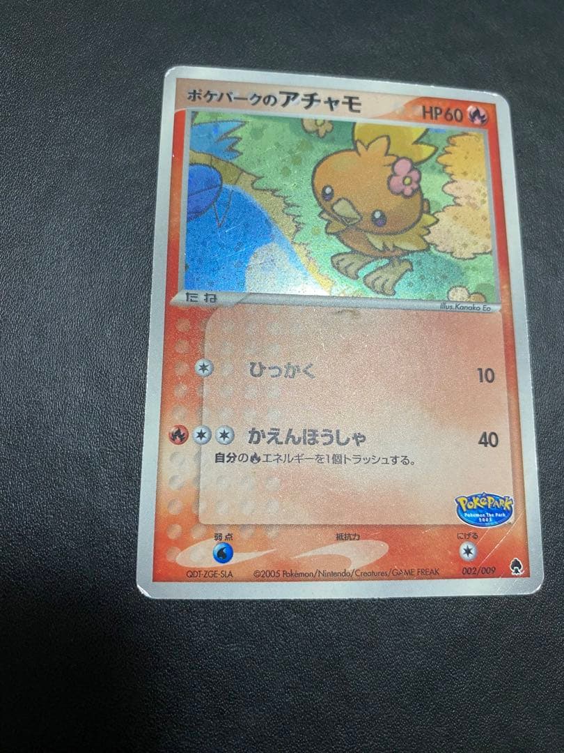 ポケパークのアチャモ プレミアムファイル フォレストシート ポケモンカード