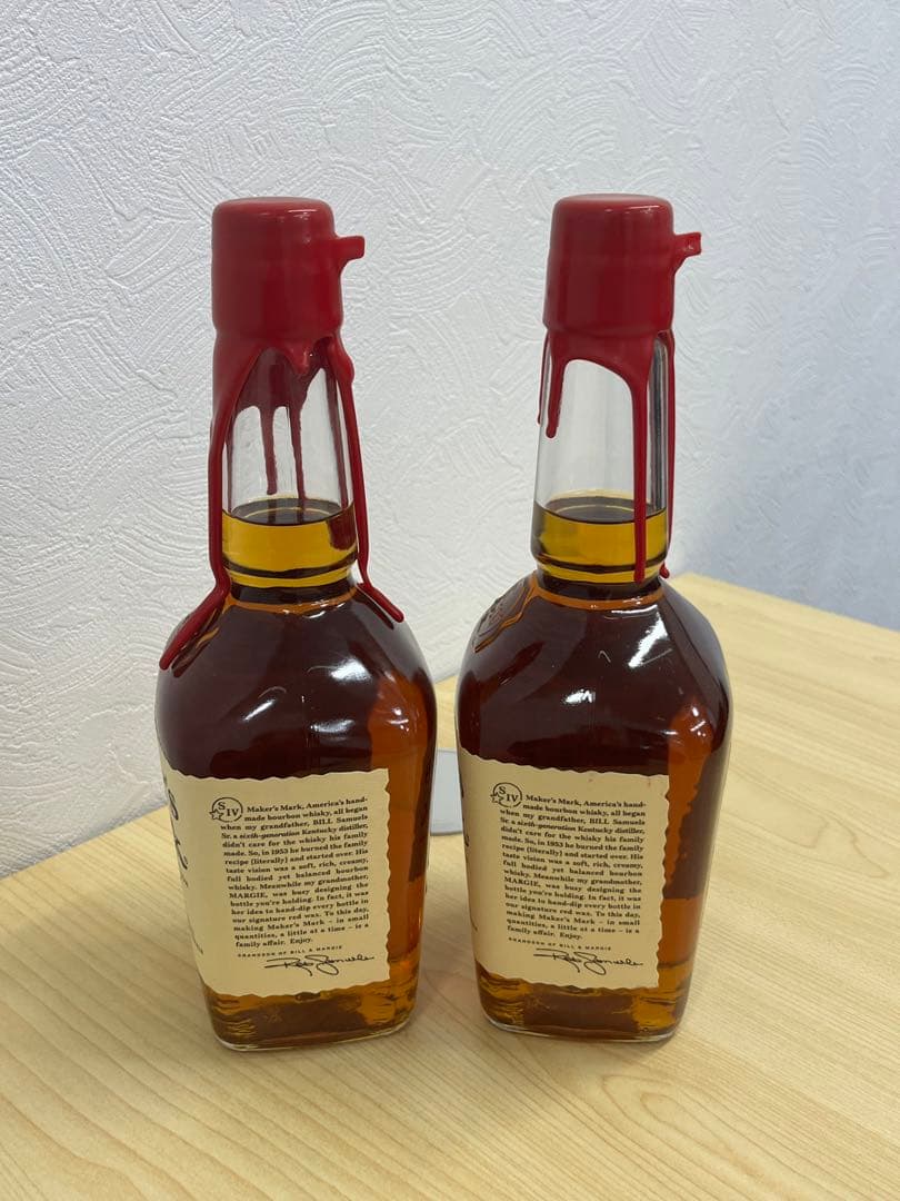 Maker's Mark ウィスキー 2本セット 未開栓