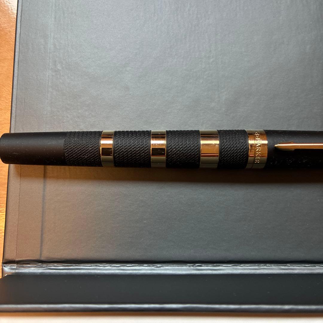 Parker　パーカー　インジェニュイティ　ゴールドライン　レザーケース付き