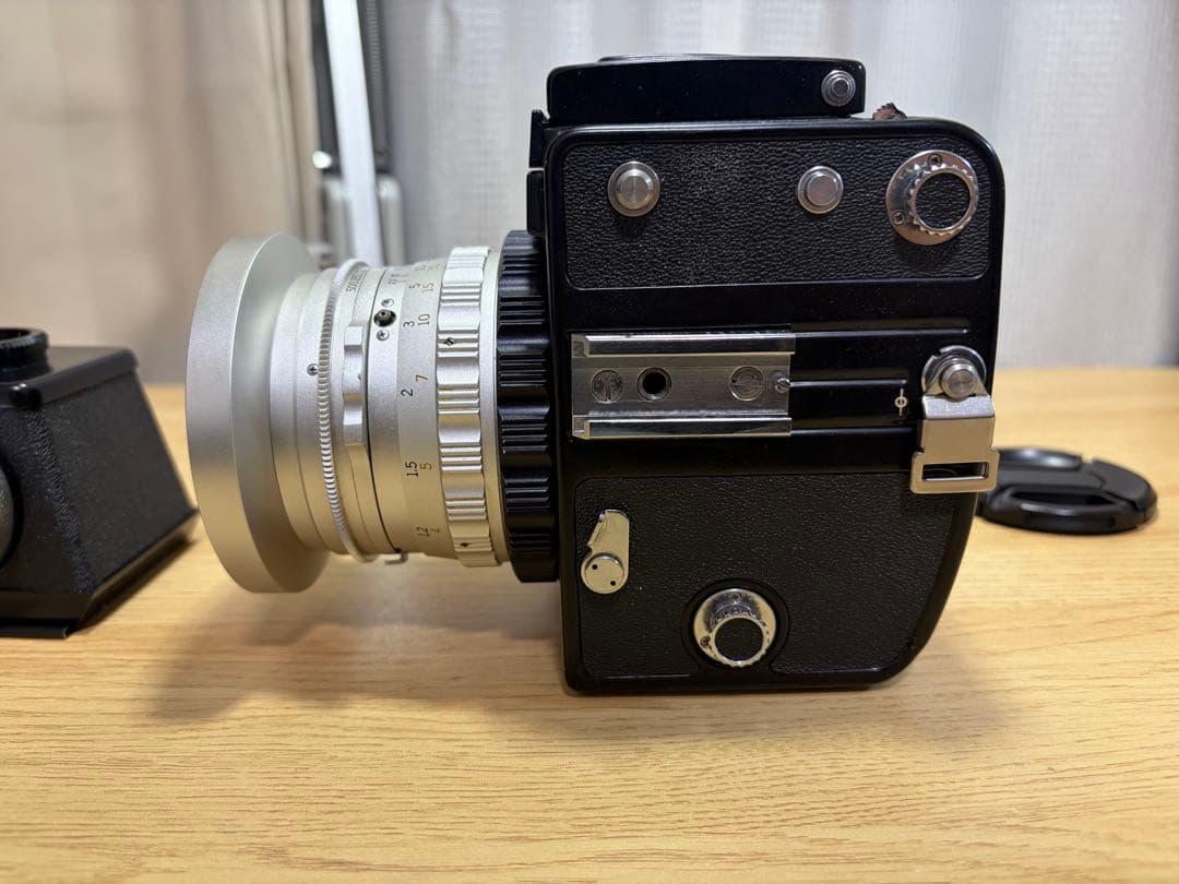 【完動品】Kowa Six中判カメラ 85mm f2.8 露出計ファインダー