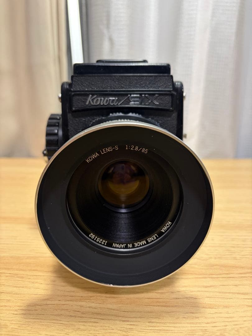 【完動品】Kowa Six中判カメラ 85mm f2.8 露出計ファインダー