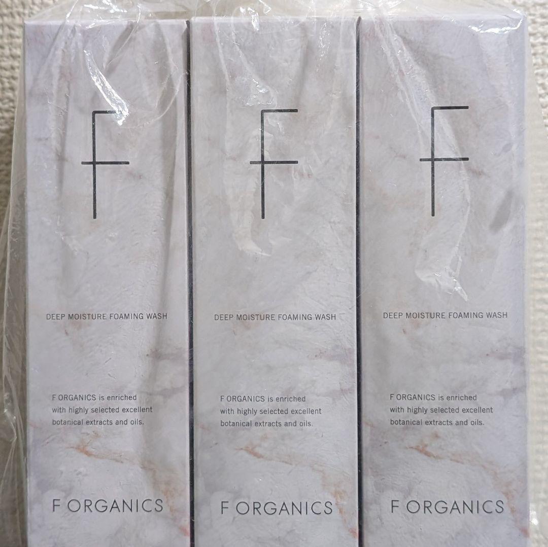 F ORGANICS ディープモイスチャーフォーミングウォッシュ 3本