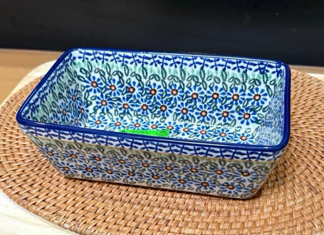 新品　ポーランド食器　ツェラミカ製　オーブンディッシュ 大　ポーリッシュポタリー