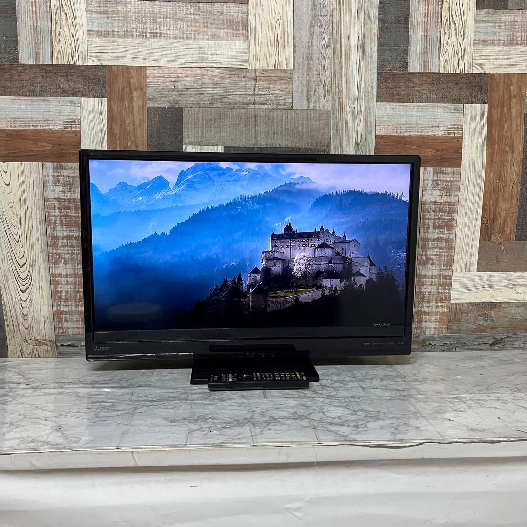 ヤスヤさん専用直接受渡2年前購入三菱32型液晶テレビデカ文字機能音ハッキリ機能