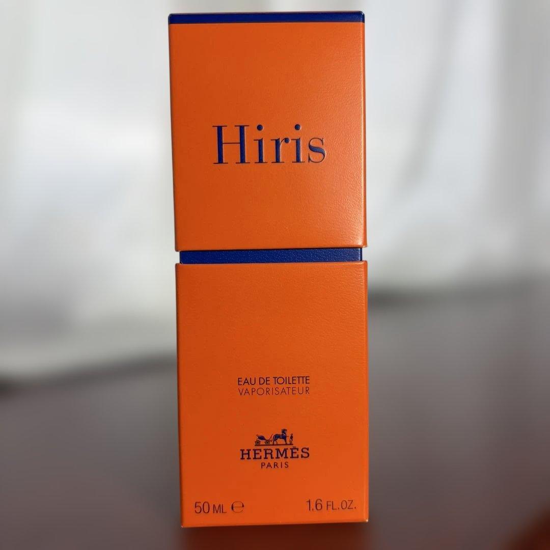 HERMESエルメスHiris 希少なオードトワレ50ml箱☆ショップ袋付き