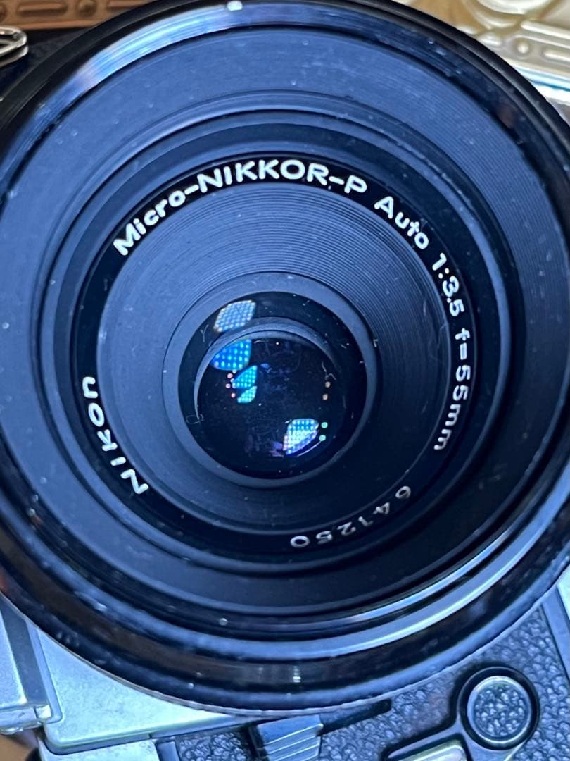 Nikon FM2 シルバー ＆ マクロレンズ 55mm f3.5
