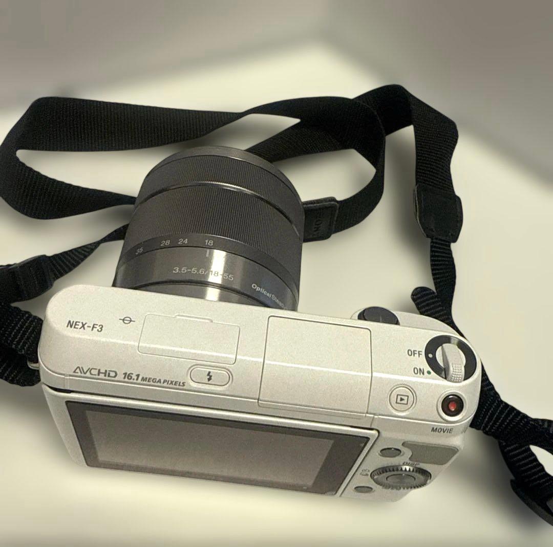 SONY NEX-F3 ホワイト 16.1メガピクセル