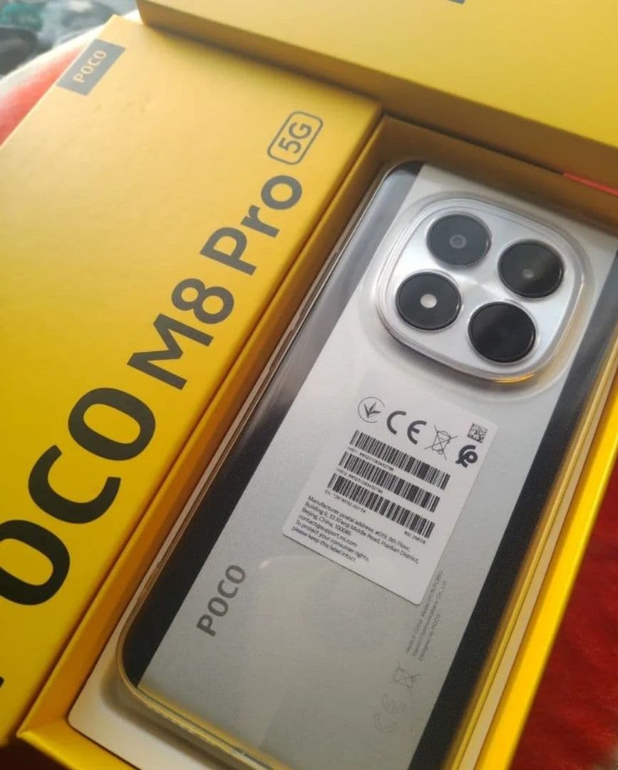 上位版 POCO M8 PRO 100W充電器　ケース付き　256GB