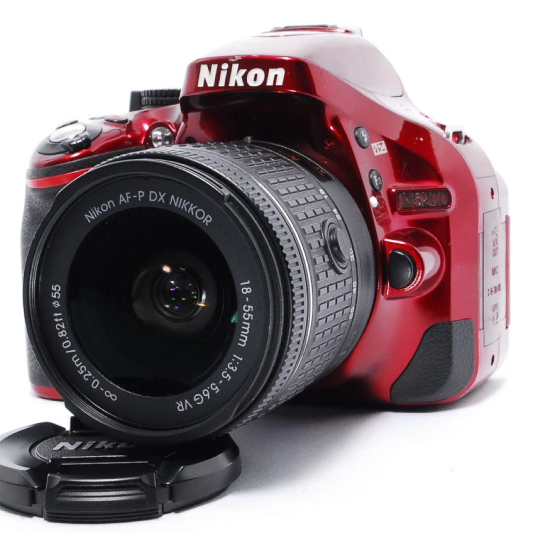 お洒落カラー◆Nikon D5200◆すぐ使える◆スマホ転送OK◆一眼レフカメラ