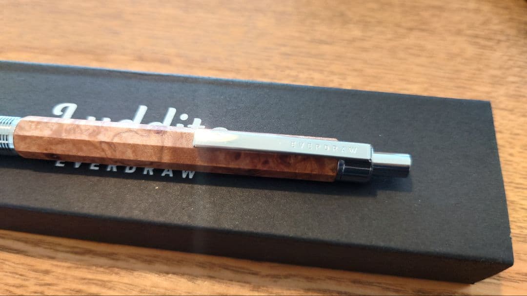 Luddite Everdraw シャープペンシル　マーブルウッド