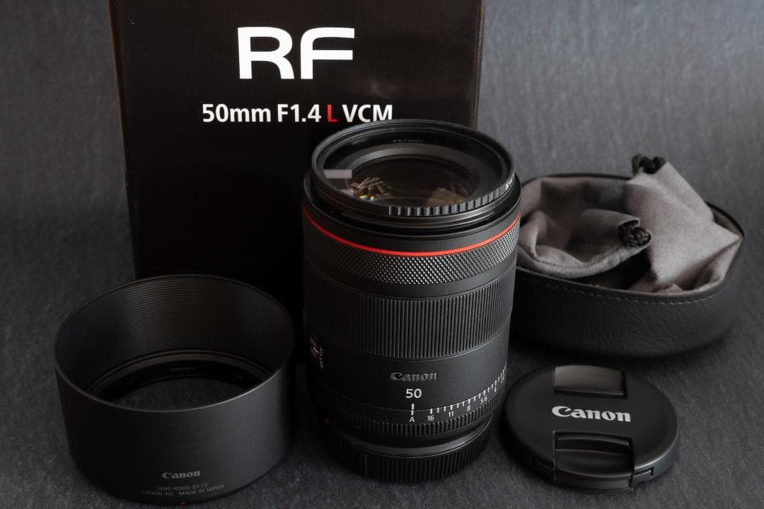 【美品】Canon RF50mm F1.4 L VCM 付属品完備フィルター付き