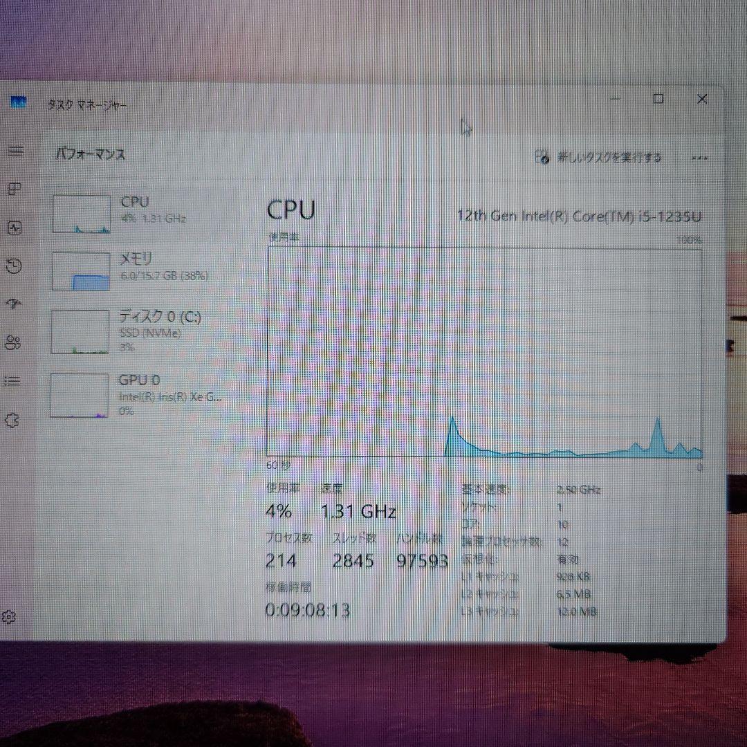 富士通ノートPC LIFEBOOK WU2/G2 12世代Corei5 16GB