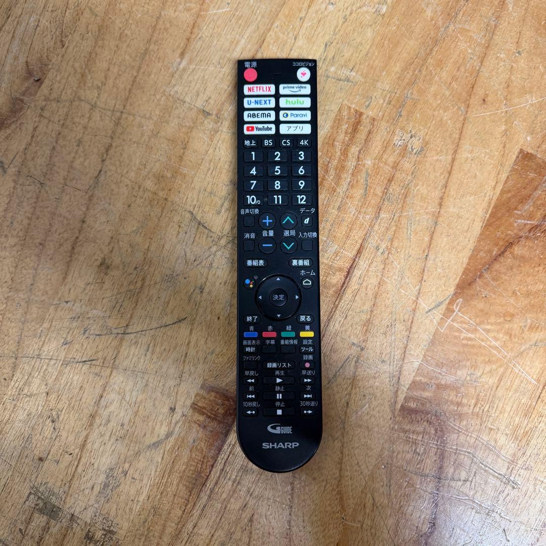SHARP 65V型 4K 液晶テレビ AQUOS 4T-C65DN1 アプリ○