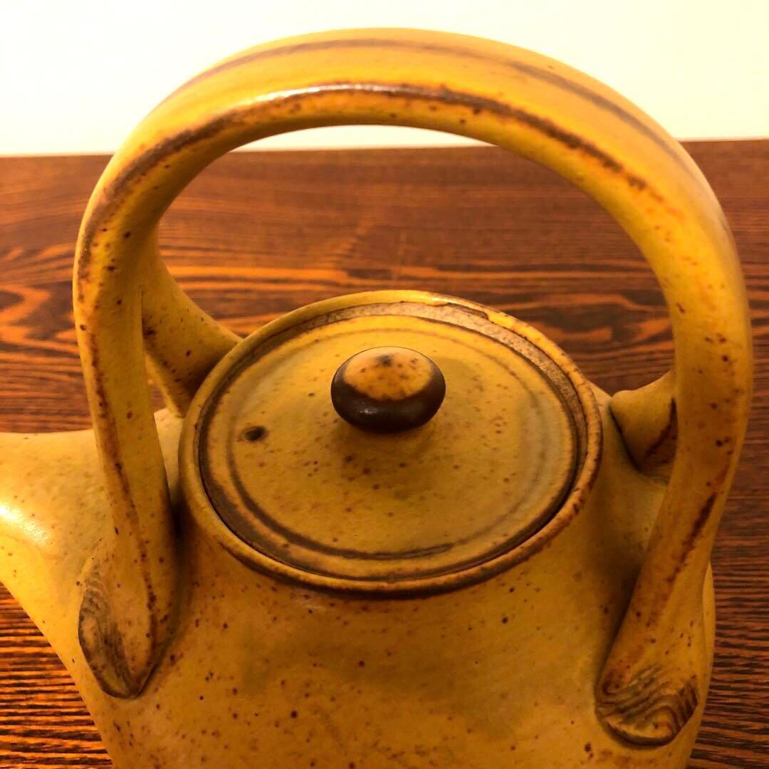 【作家物】希少 和モダン 共手急須 土瓶 陶印あり 煎茶道具 コレクション品