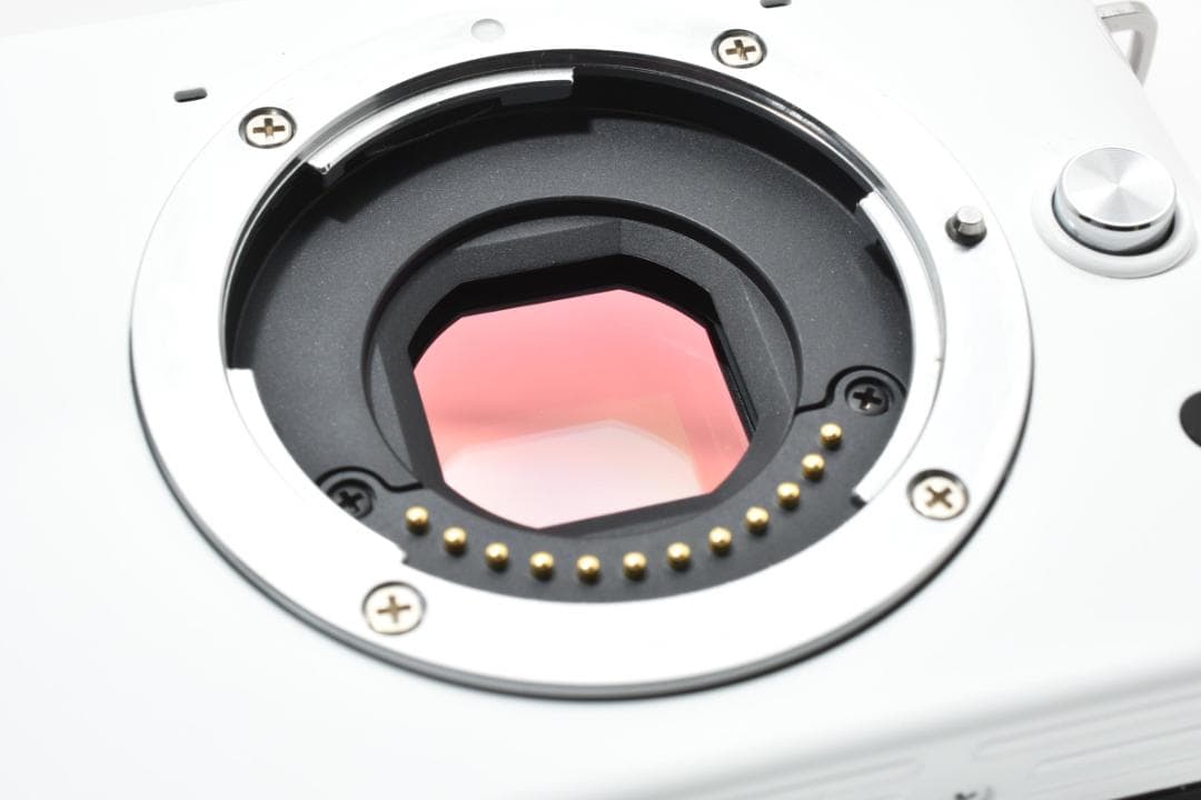 超美品 ニコン 1 J2 ミラーレスデジタルカメラボディ ホワイト Nikon