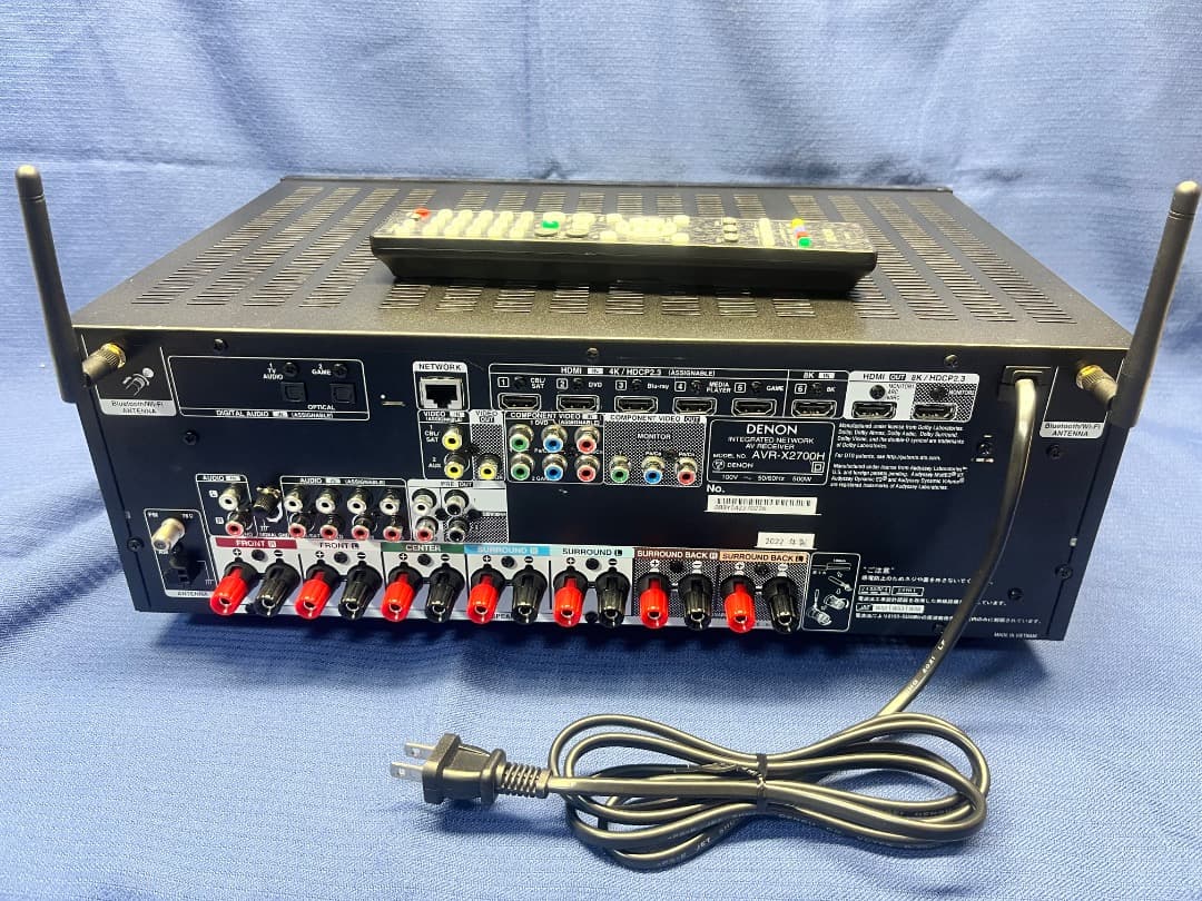 DENON AVR-X2700H 8K/4K120　使用頻度少なめ　美品