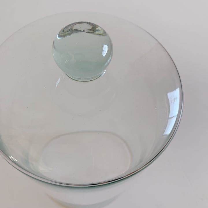 アンティーク 大きめサイズの古いガラスドーム