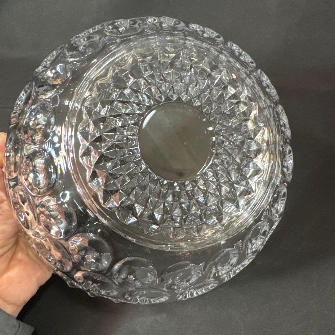 H74 送料無料　水指　ガラス水指　硝子　茶道具　茶室　塗蓋