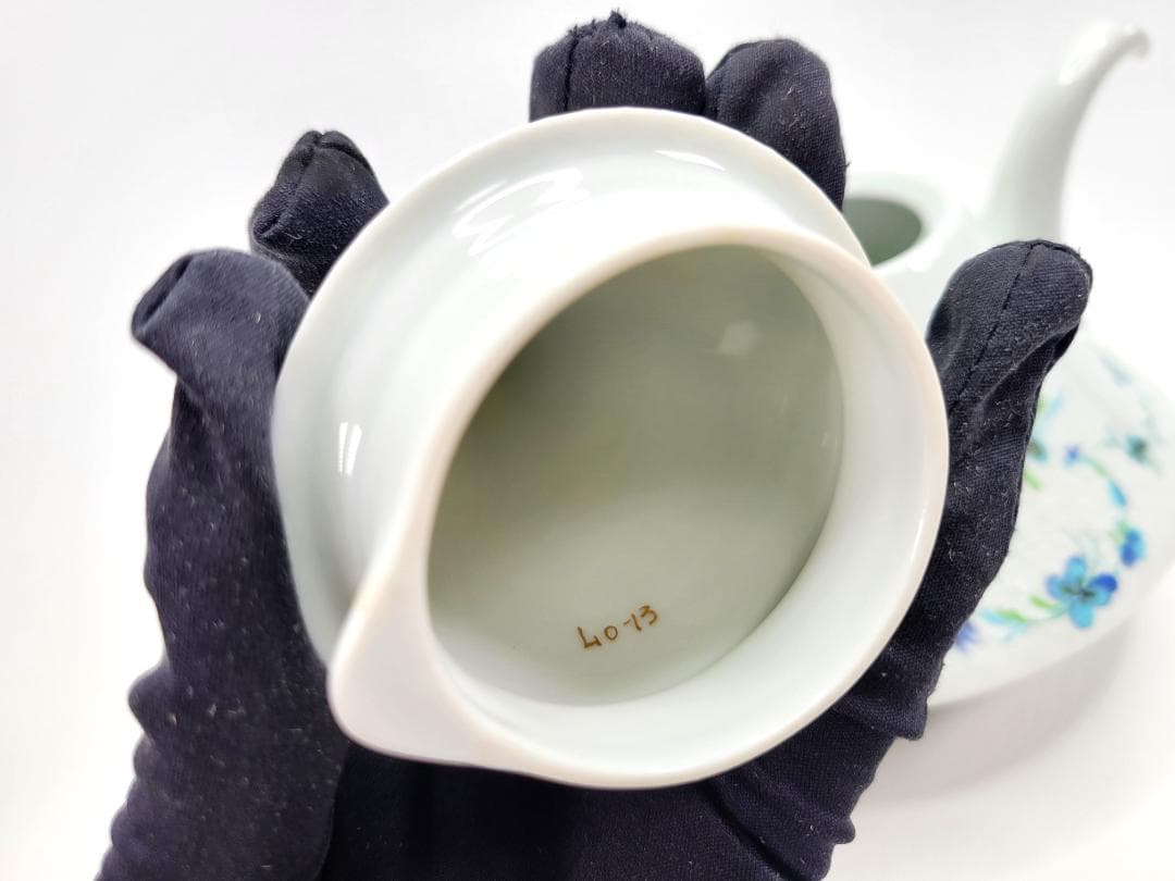 limoges france　リモージュボックス　ティーポット　金彩　洋食器