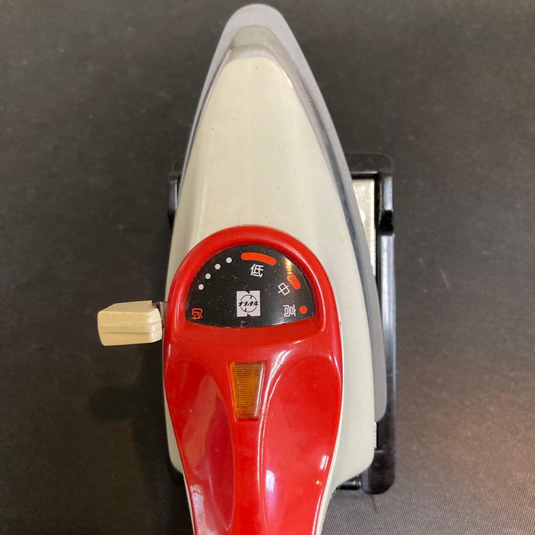 National NI-206F アイロン 赤 レトロ ミニアイロン 箱付き