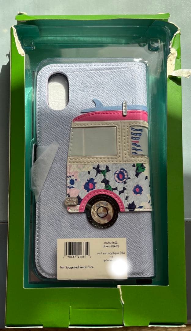 ケイトスペード　iPhoneXケース　サーフバン