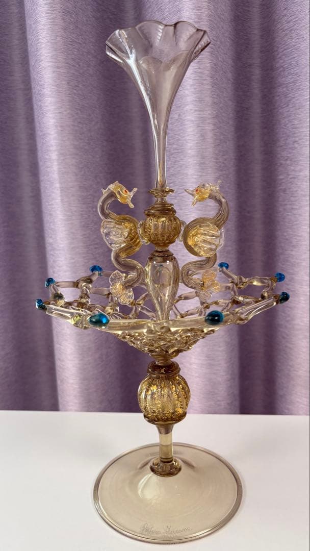 ムラーノガラス Amfora Murano ITALIA ヴェネチアングラス