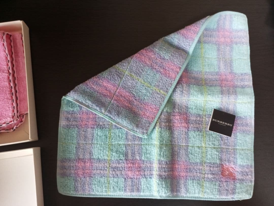 BURBERRY タオルハンカチ5枚セット