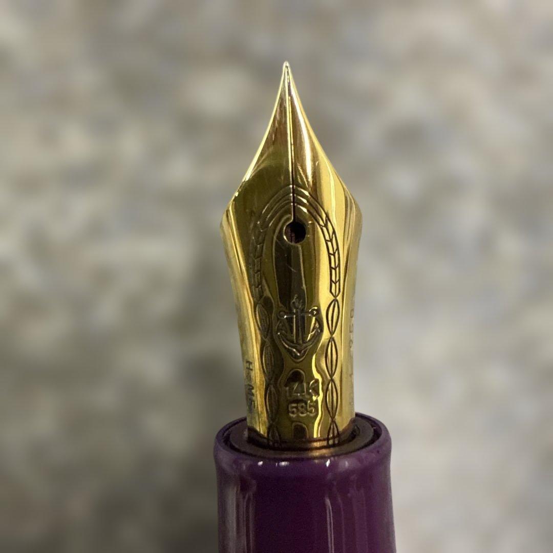 美品SAILOR 万年筆皇后陛下喜寿記念950本限定 14K 585 H-MF